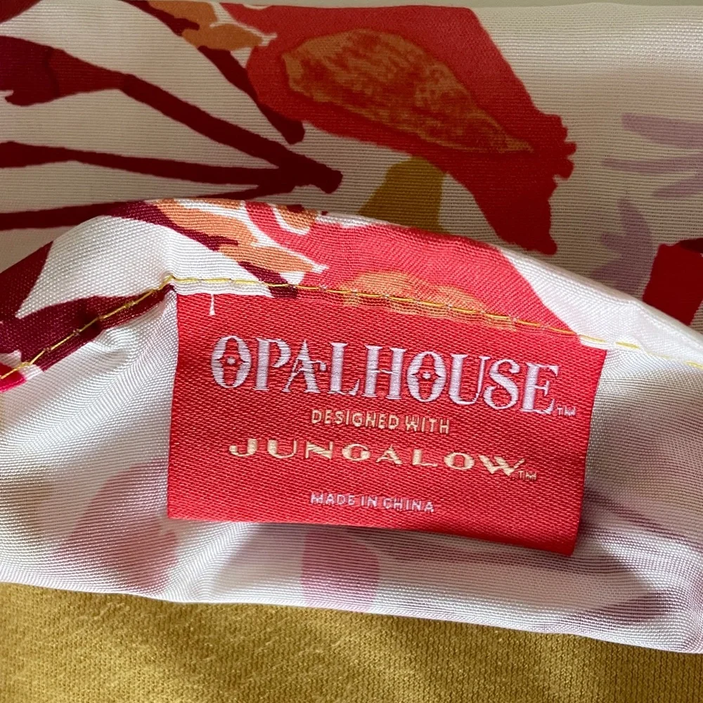 Opal House X Jungalow Bird Print Pillow Sham Eclectic Boho Colorful